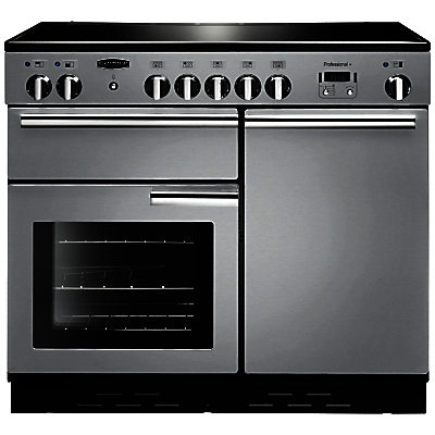 Rangemaster Professional + 100 Induction Hob Range Cooker Stainless Steel